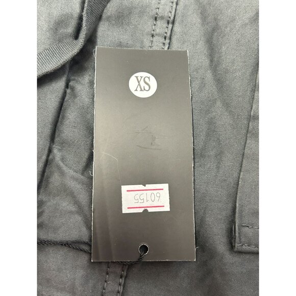 Venti6 Women's Solid Crinkled Jogger in Charcoal Gray - Sz XS - NWT - Picture 4 of 4